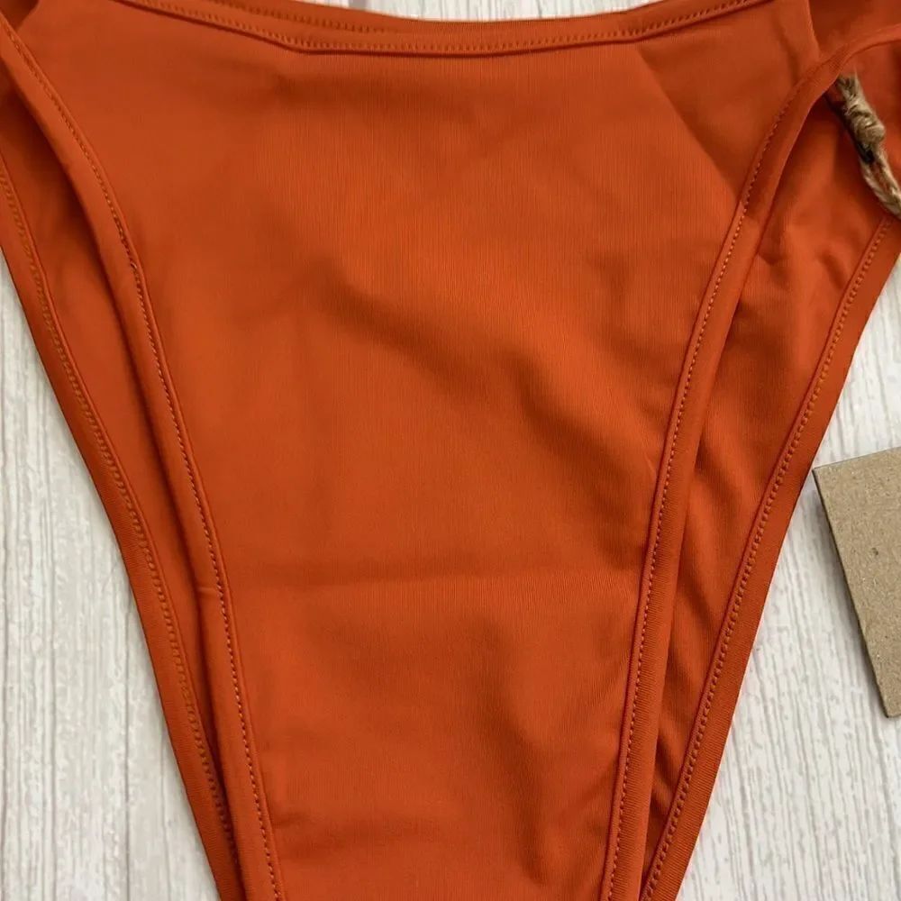 Toast Swim Signature Open Side Bottoms Rust L - Picture 6 of 7